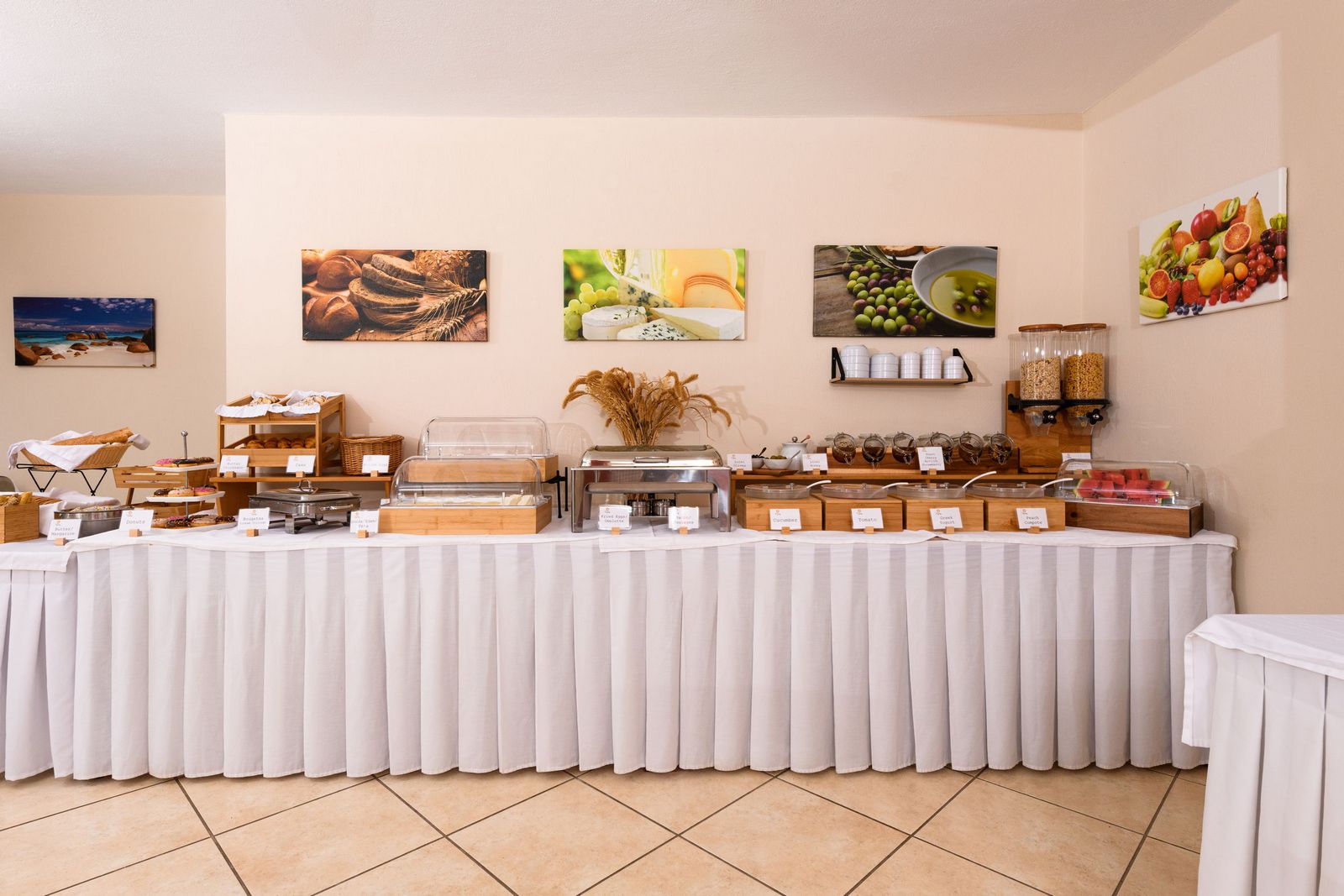 Breakfast - Sunny Hotel, Golden Beach, Thassos