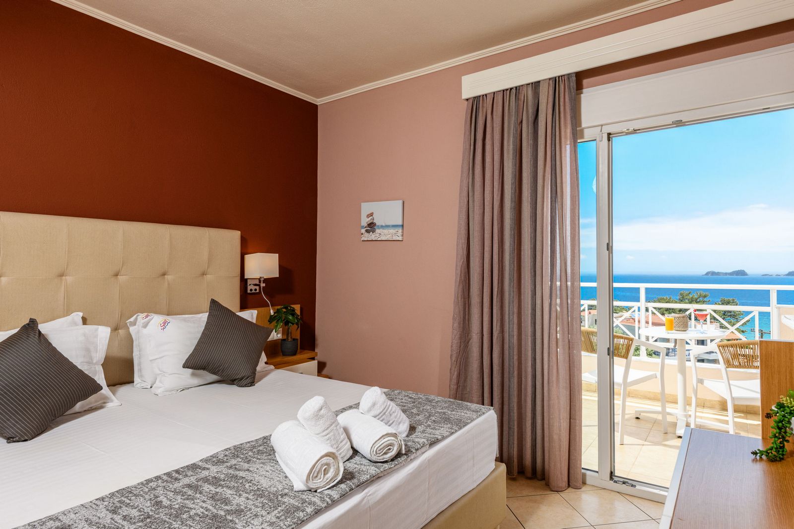 Deluxe Double - Second Floor, Sunny Hotel, Golden Beach, Thassos