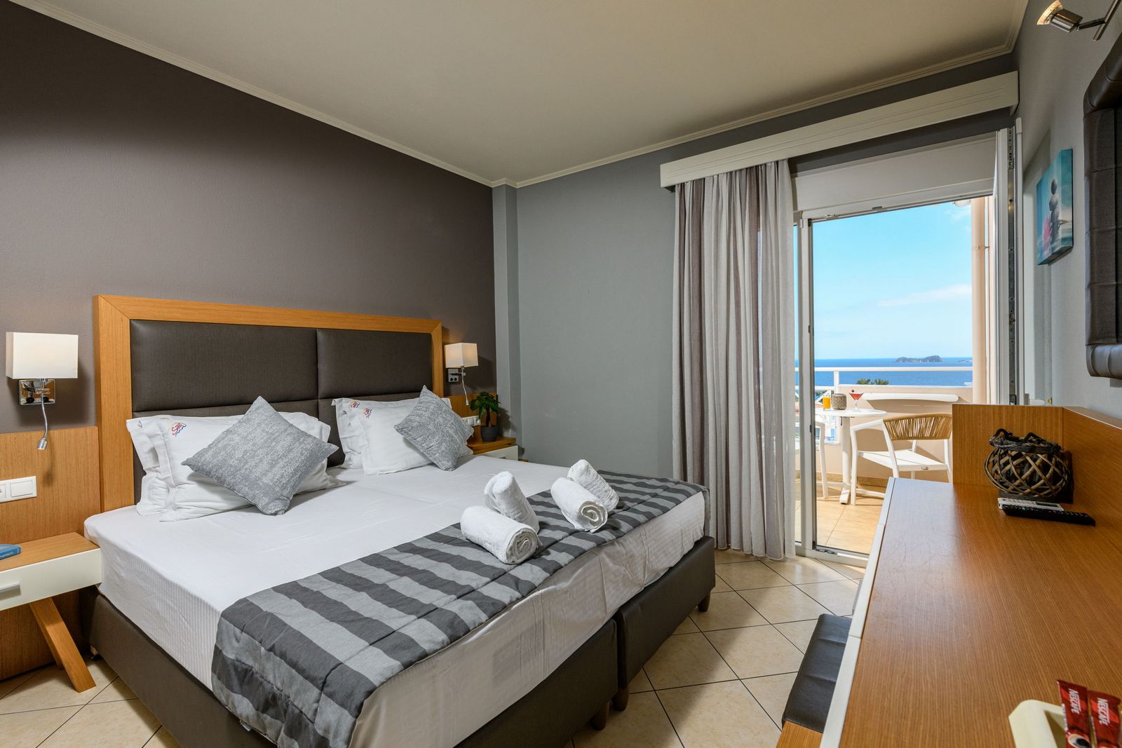 Deluxe Double - Second Floor, Sunny Hotel, Golden Beach, Thassos