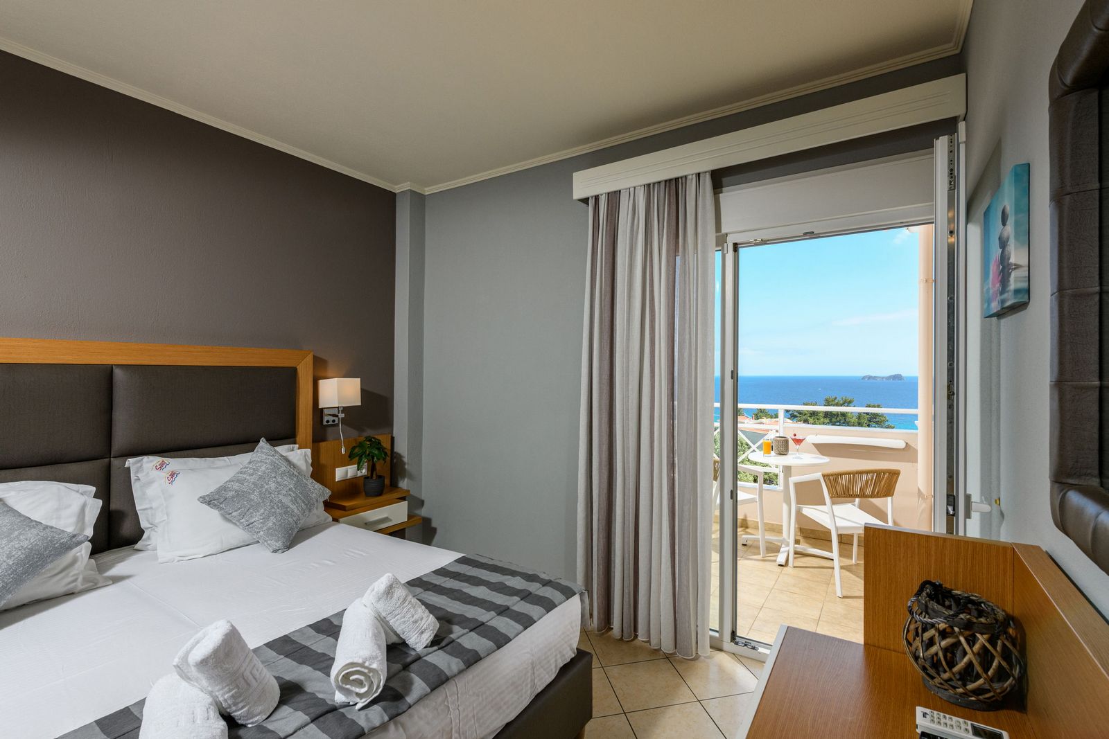 Deluxe Double - Second Floor, Sunny Hotel, Golden Beach, Thassos